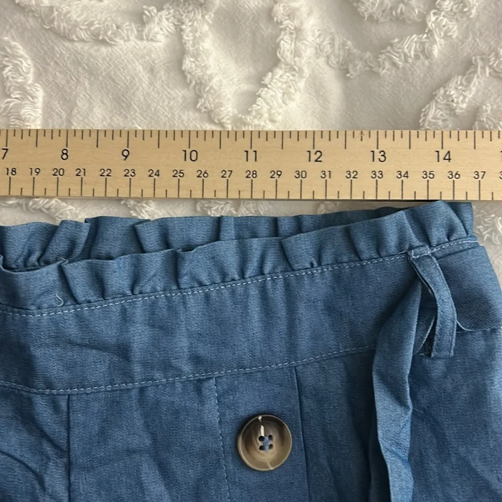 NWT NY Collection blue sailor pants. Cute dual buttons, wide leg. Women’s PM.